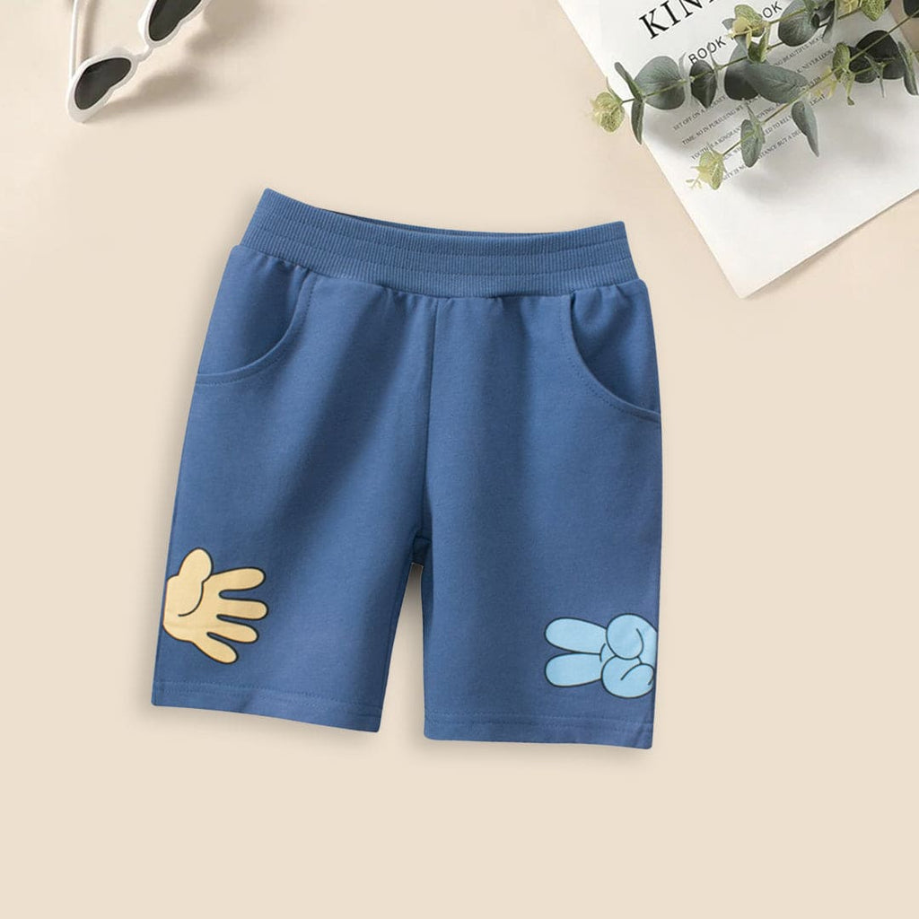 Boys Elasticated Shorts With Graphics