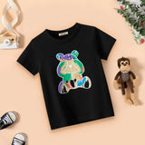 Boys Printed Short Sleeves Casual T-shirt
