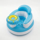 Inflatable Baby Seat with Built-In Air Pump Portable Support Chair for Learning to Sit