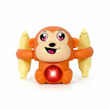 Dancing Monkey Toy with Lights, Music & Voice Sensor Fun Spinning Baby Toy