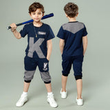 Boys Printed T-shirt with Bermudas Set