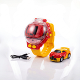 Mini RC Car Watch Toy for Kids | Rechargeable Remote Control Car with Wrist Watch Controller | INCLUD