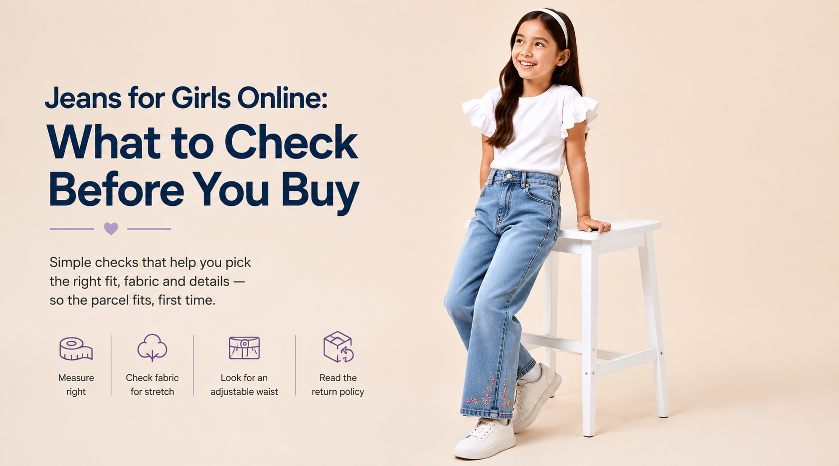 Jeans for Girls Online: What to Check Before You Add to Cart