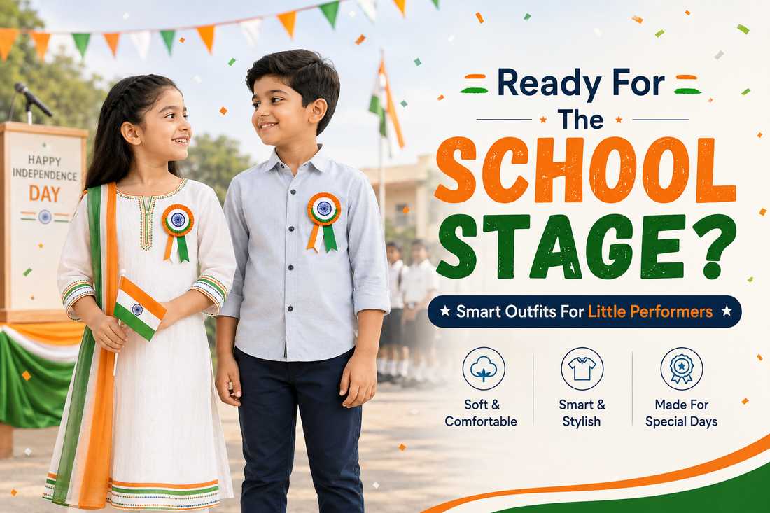Independence Day Dress for Kids: Stylish Tricolour Outfit Ideas for School Celebrations