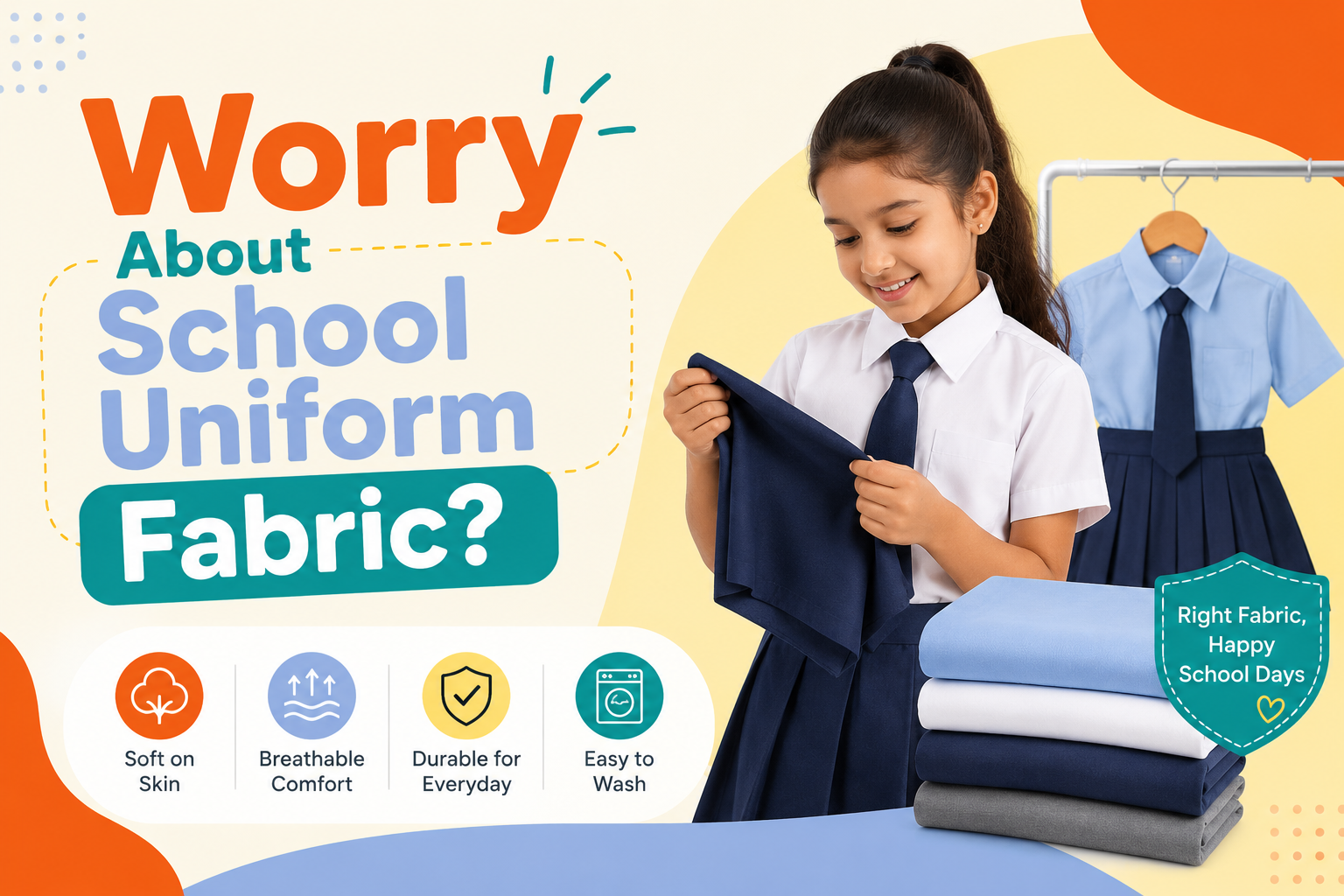 Durable School Uniform Fabric: What Actually Survives a Full School Day