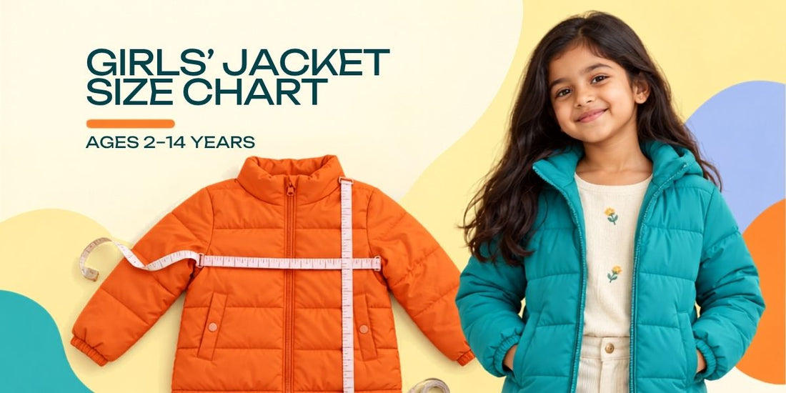 Girls Jacket Size Chart by Age (2–14 Years): How to Measure, Fit and Room to Grow