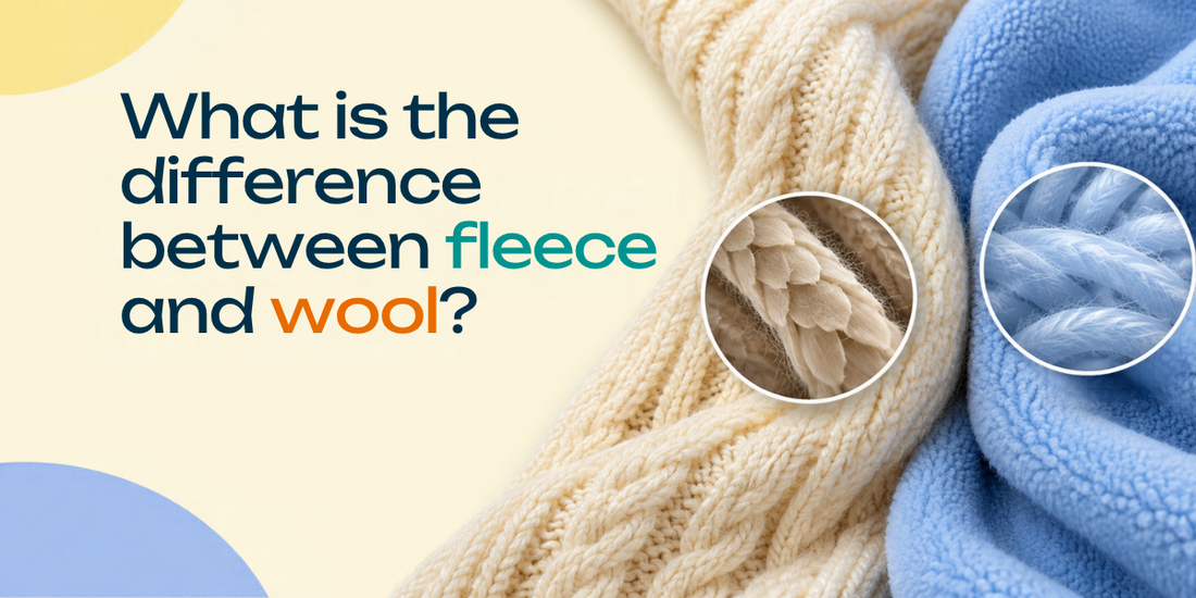 What is the difference between fleece and wool?
