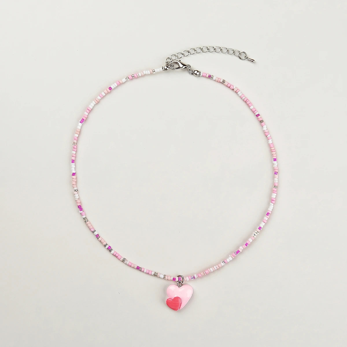 Pack Of 4 Girls Multicolour Beaded Charm Necklace Sets Necklace and Chains