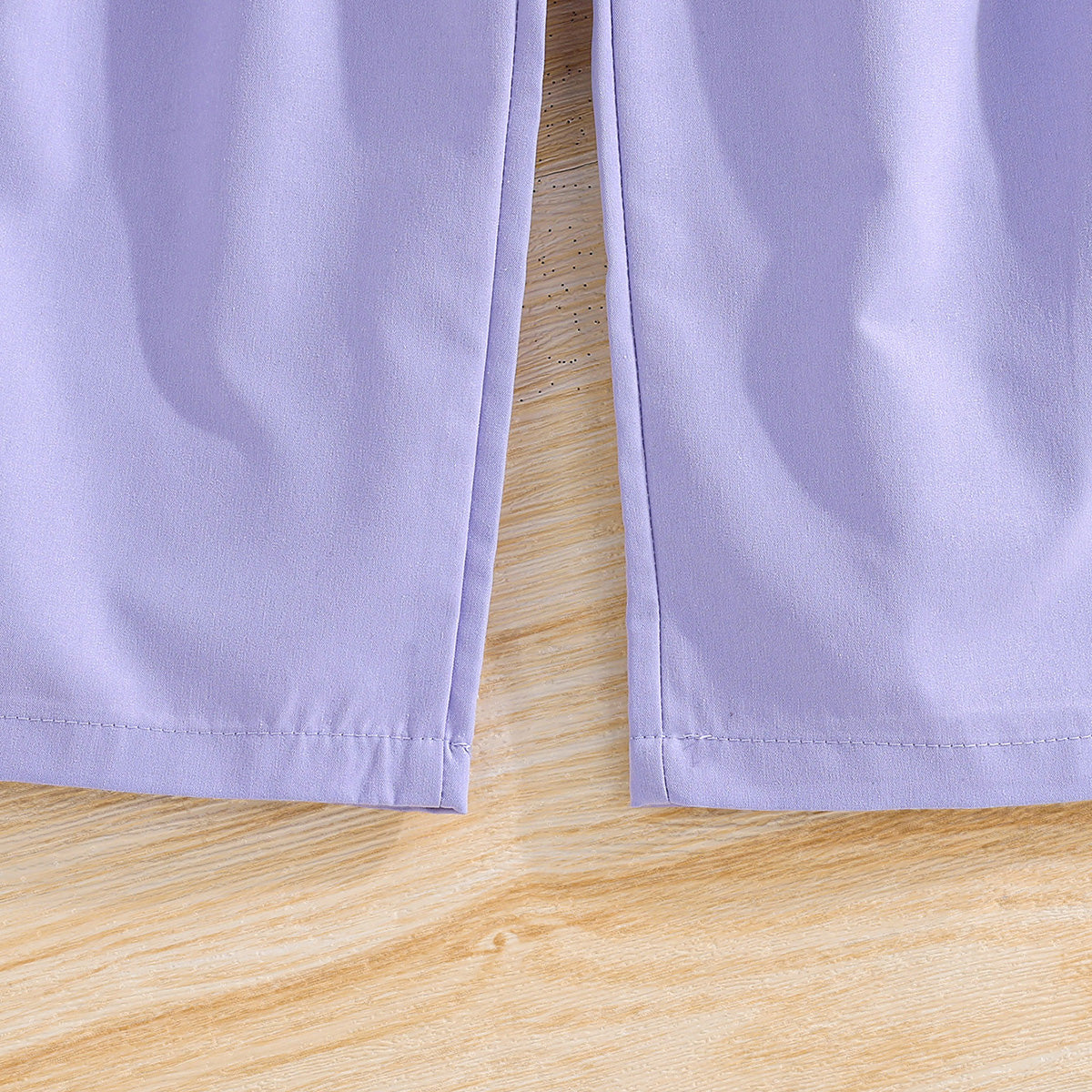 Girls Purple Camisole Applique Top With Hat And Trousers Set 3 pc. Sets