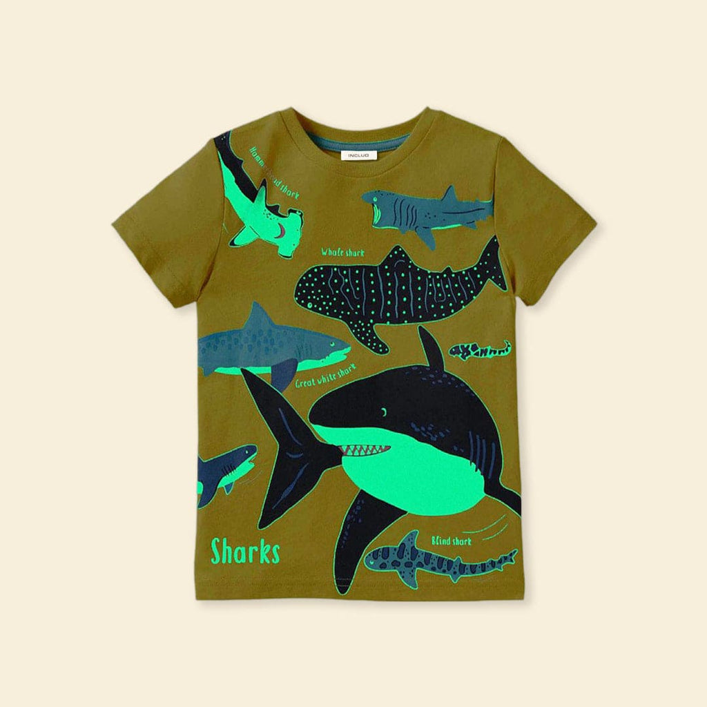 Boys Short Sleeve Graphic Printed T-Shirt Tshirts   