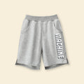 Boys Elasticated Knee Length Shorts Shorts Gray 7-8 Y 