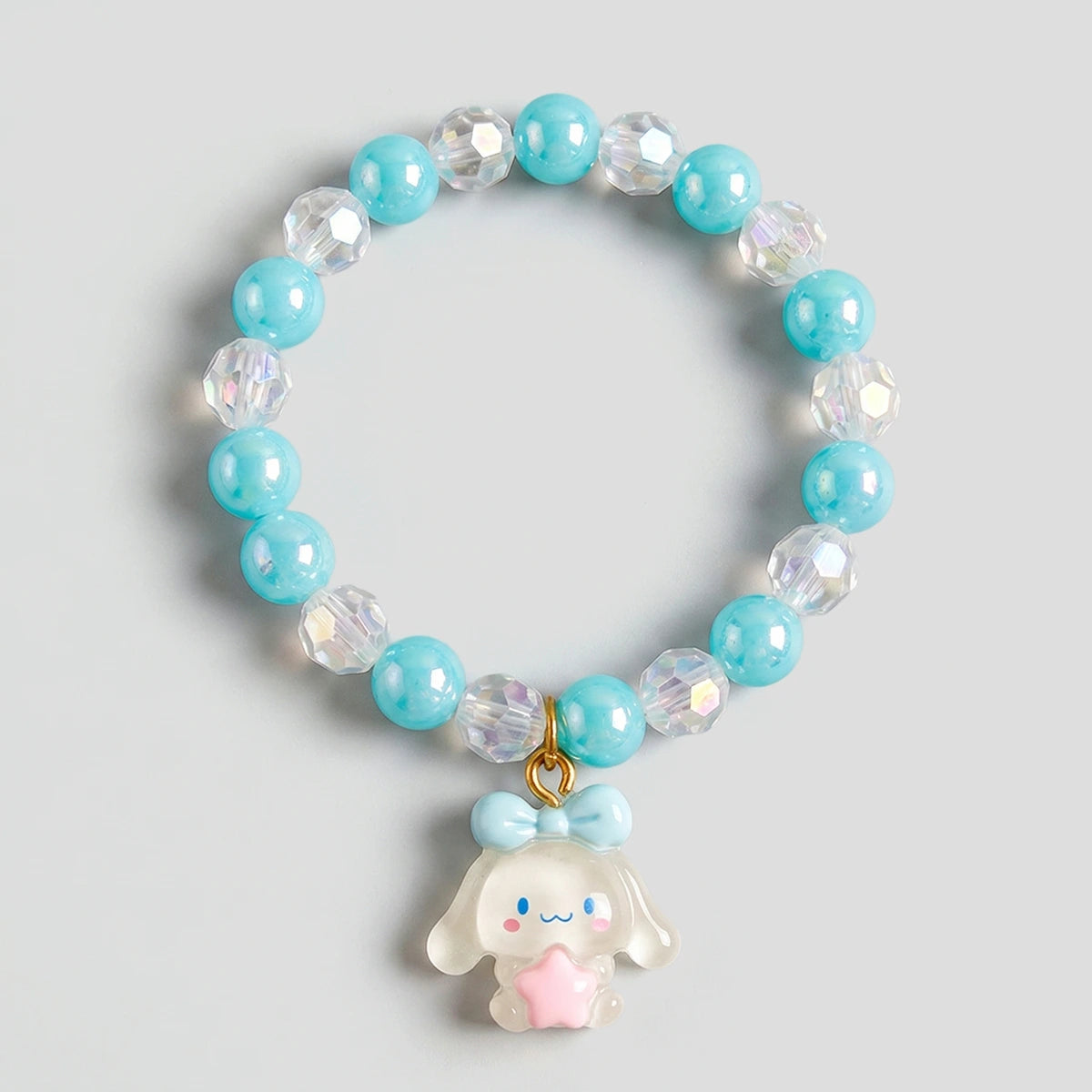 Pack Of 5 Girls Multicolour Bunny & Cat Beaded Bracelet Sets Bracelet