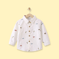 Boys Off White Graphic Long Sleeve Shirt Shirts Off White 1-2 Y
