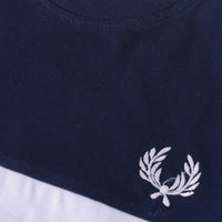 Boys Navy Blue Colorblocked Short Sleeve T-Shirt With Shorts Sets 2 pc. Sets