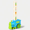 Blue Automatic Domino Train Building Toy Trending Accessories Blue Onesize