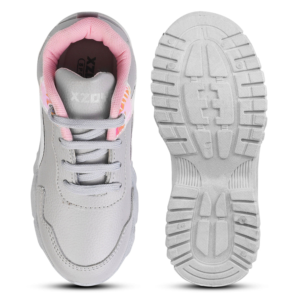 Girls Lace Up Sports Shoes