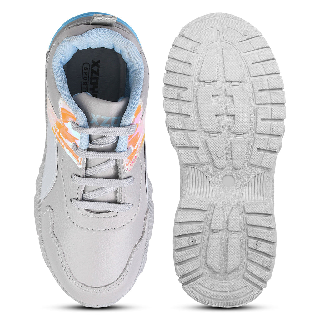 Girls Lace Up Sports Shoes