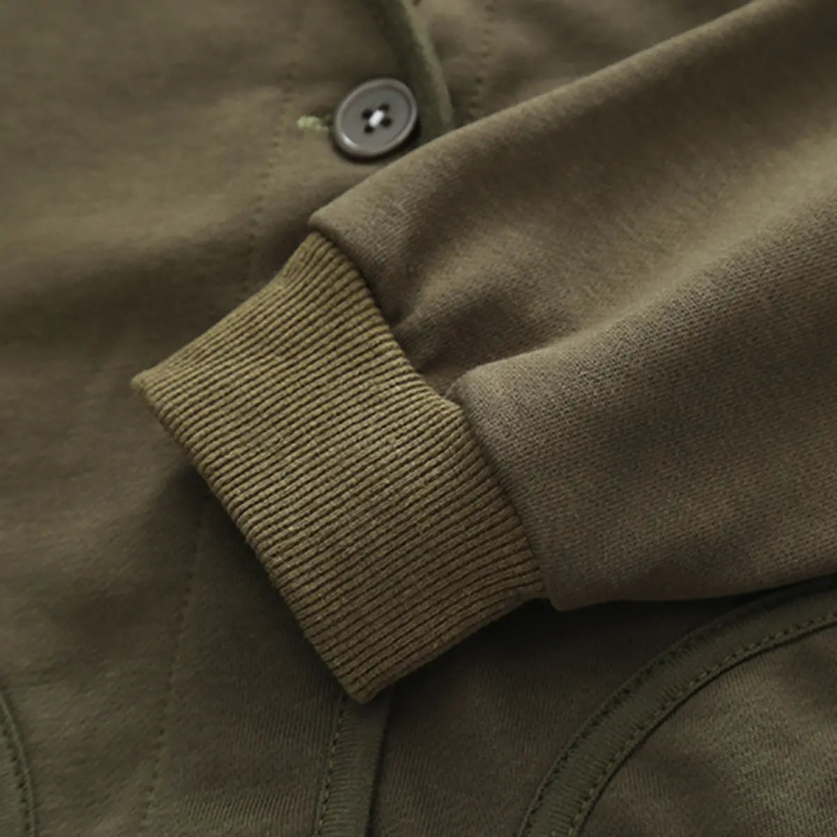 Boys Olive Green Cardigan With Shirt & Dark Brown Jogger Sets Sets