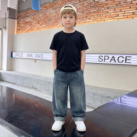 Boys Light Blue Relaxed Fit Denim Jeans Pants Light Blue 3-4 Y