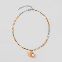 Pack Of 3 Girls Multicolour Fish Motif Beaded Necklace Sets Necklace and Chains
