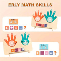 Kids Wooden Finger Counting Math Learning Board Trending Accessories