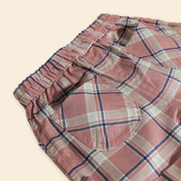 Boys Green Patch Embroidered T-Shirt With Checked Shorts Sets Sets