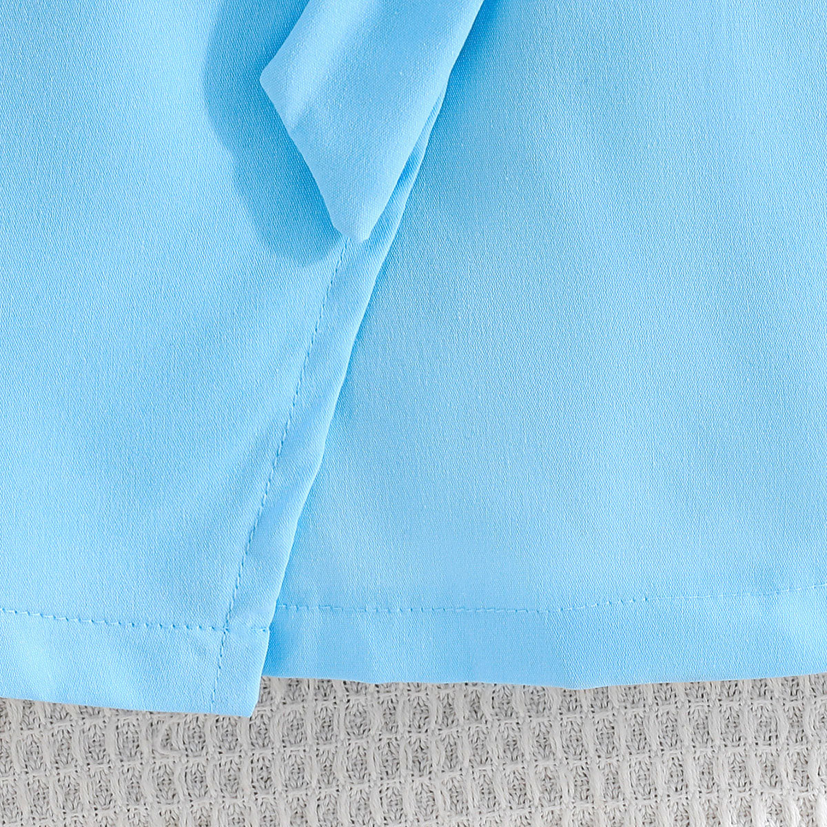 Girls Sleeveless Top With Light Blue Cap & Skirt Set Sets