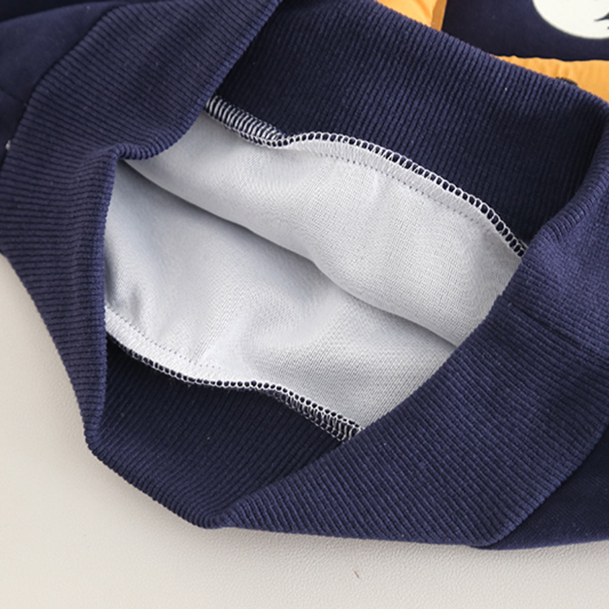 Boys Navy Blue Aeroplane Applique Sweatshirt With Pants Set 2 pc. Sets