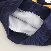 Boys Navy Blue Aeroplane Applique Sweatshirt With Pants Set 2 pc. Sets