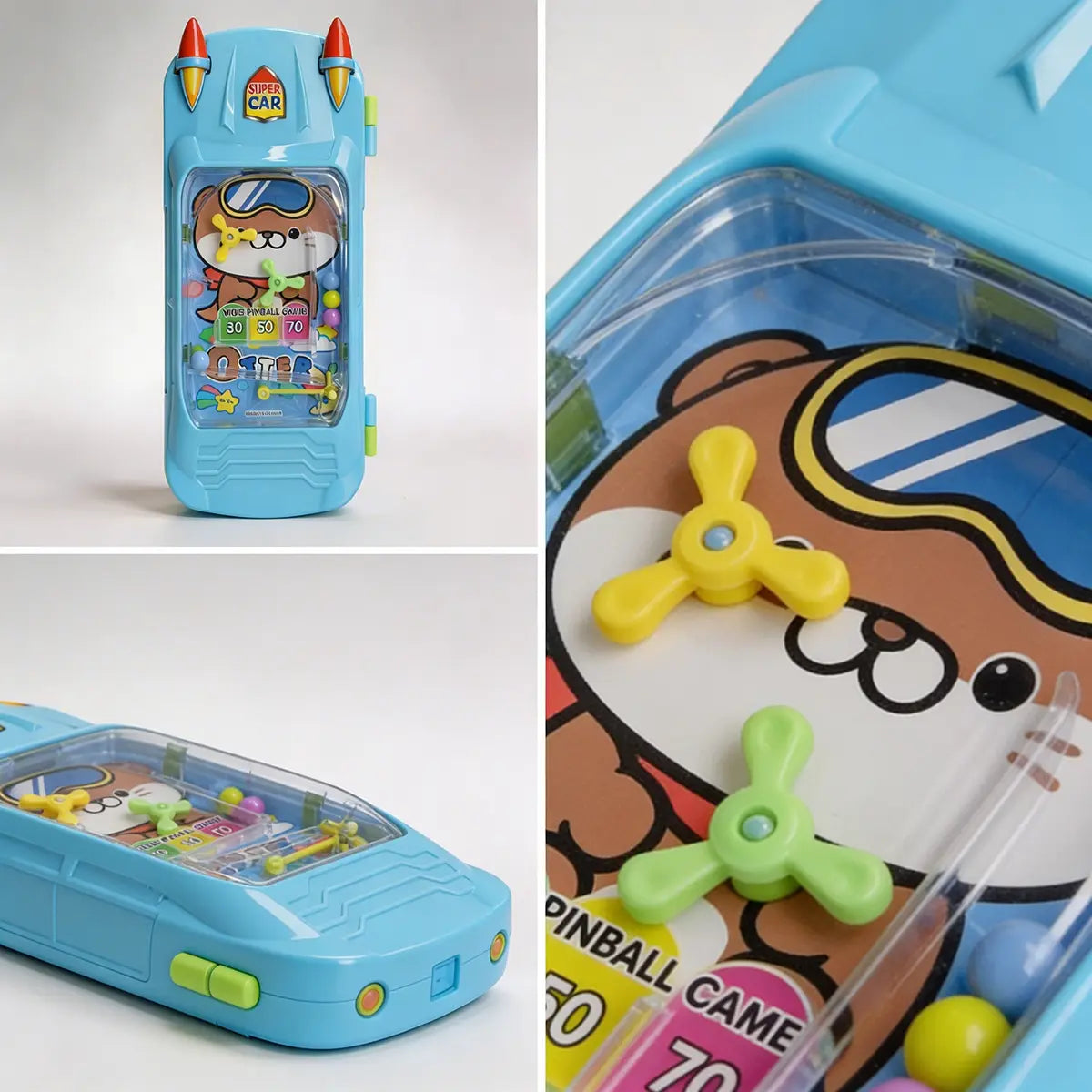 Sky Blue Otter Magic Car Lock Pencil Box Trending Accessories