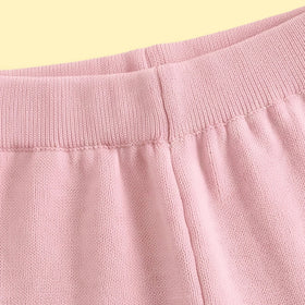 Girls Pink Hooded Zip-up Sweater & Pants Co-ord Sets Sets