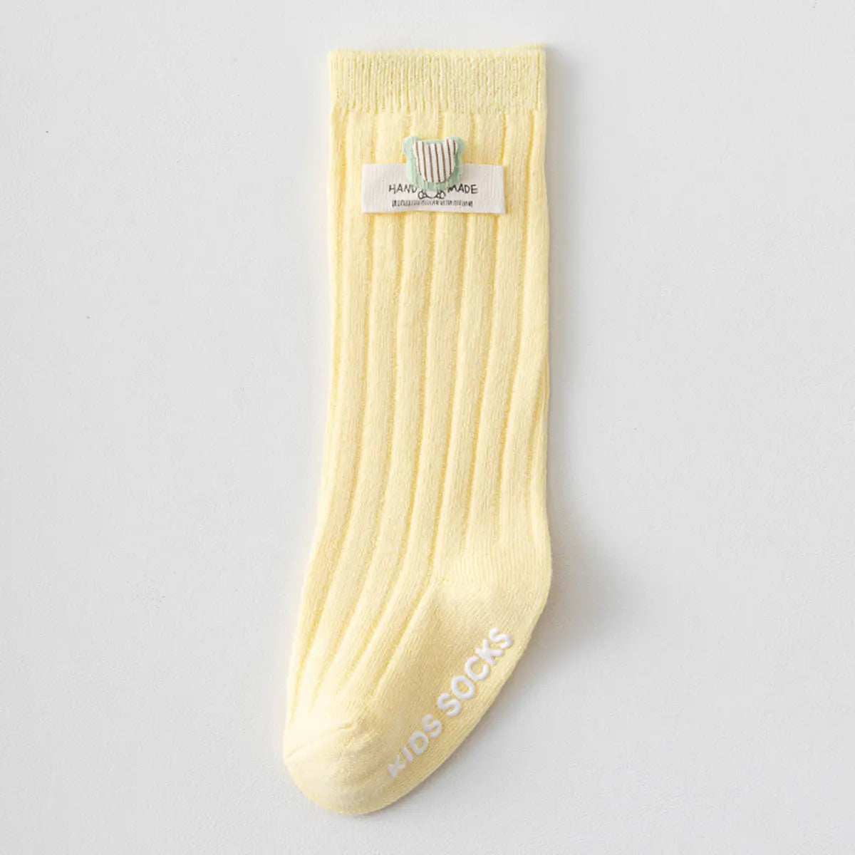 Pack of 6 Boys Multicolour Bear Applique Calf Length Cotton Socks Socks