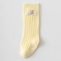 Pack of 6 Boys Multicolour Bear Applique Calf Length Cotton Socks Socks