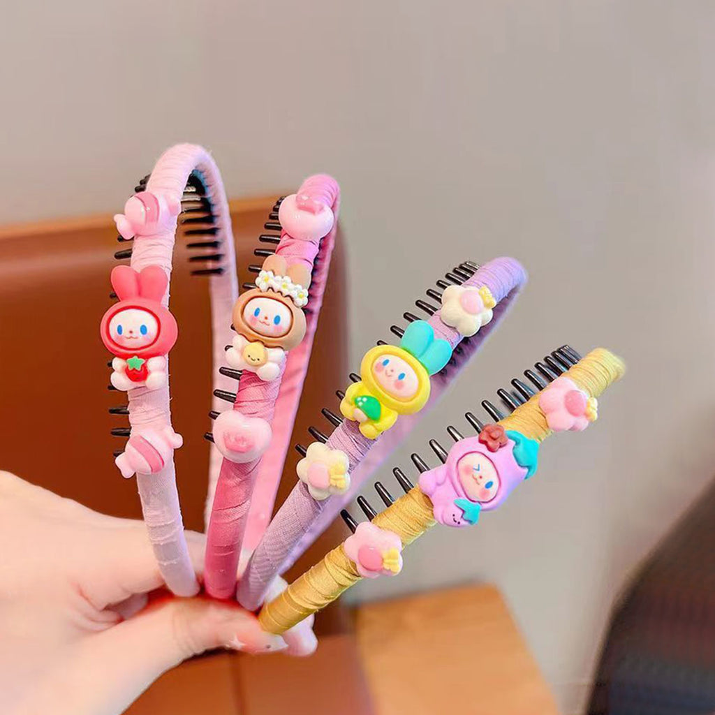 Girls Green Cute Cartoon Graphic Headband Trending Accessories