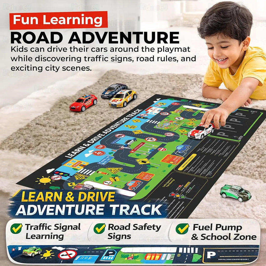 Kids 48-Piece Die-Cast Pull-Back Mini Cars Set Trending Accessories