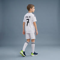 Boys White Short Sleeve Typography Print T-Shirt With Shorts Sets 2 pc. Sets