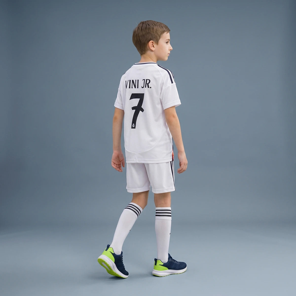 Boys White Short Sleeve Typography Print T-Shirt With Shorts Sets 2 pc. Sets