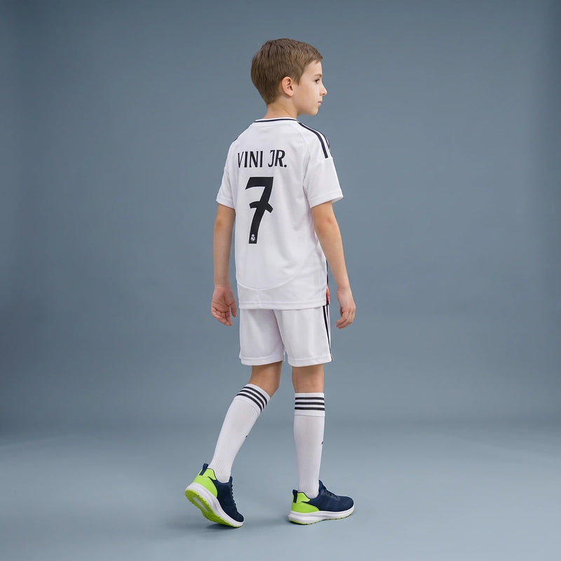 Boys White Short Sleeve Typography Print T-Shirt With Shorts Sets 2 pc. Sets