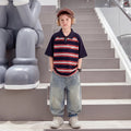 Boys Light Blue Embroidered Loose Fit Denim Jeans Pants Light Blue 3-4 Y