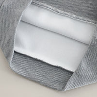 Boys Grey Cat Face Appliqued Sweatshirt With T-Shirt And Pants Set 3 pc. Sets