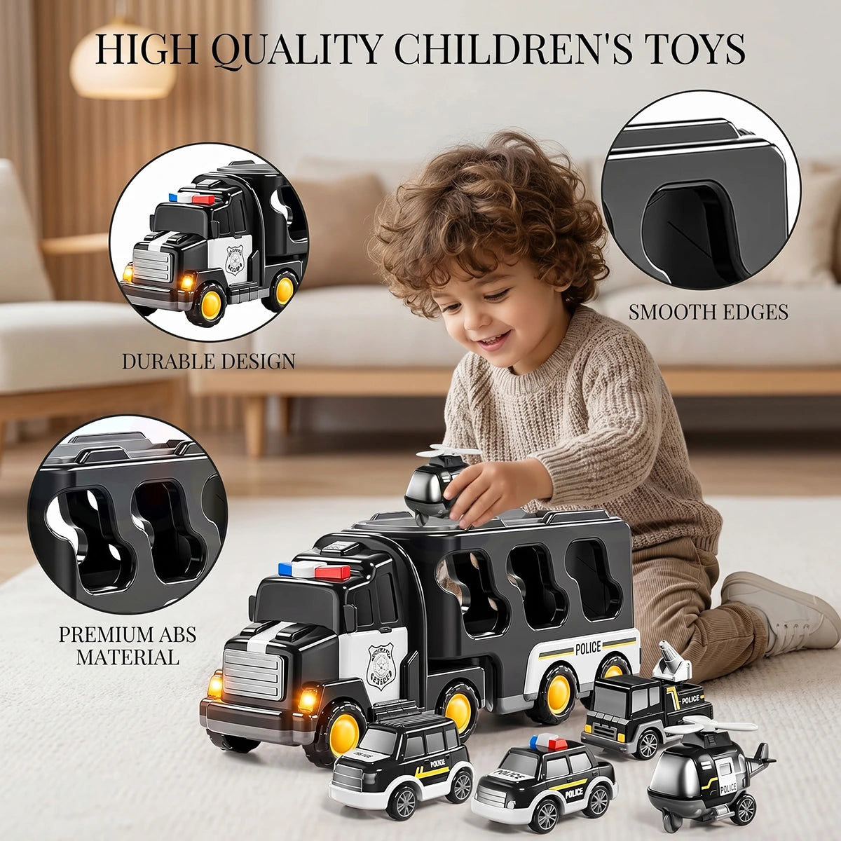 Includ Patrol Pals 5-in-1 Truck Playset Trending Accessories