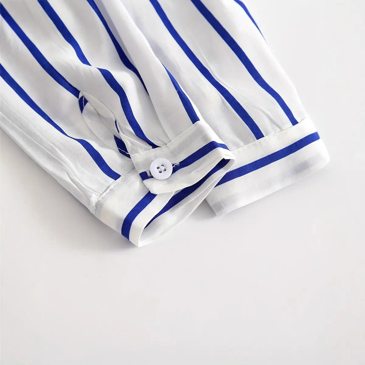 Girls Blue Stripe Shirt With Printed T-Shirt And Denim Shorts Sets 3 pc. Sets
