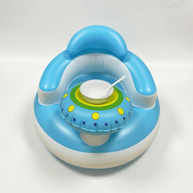 Inflatable Baby Seat with Built-In Air Pump Portable Support Chair for Learning to Sit Trending Accessories