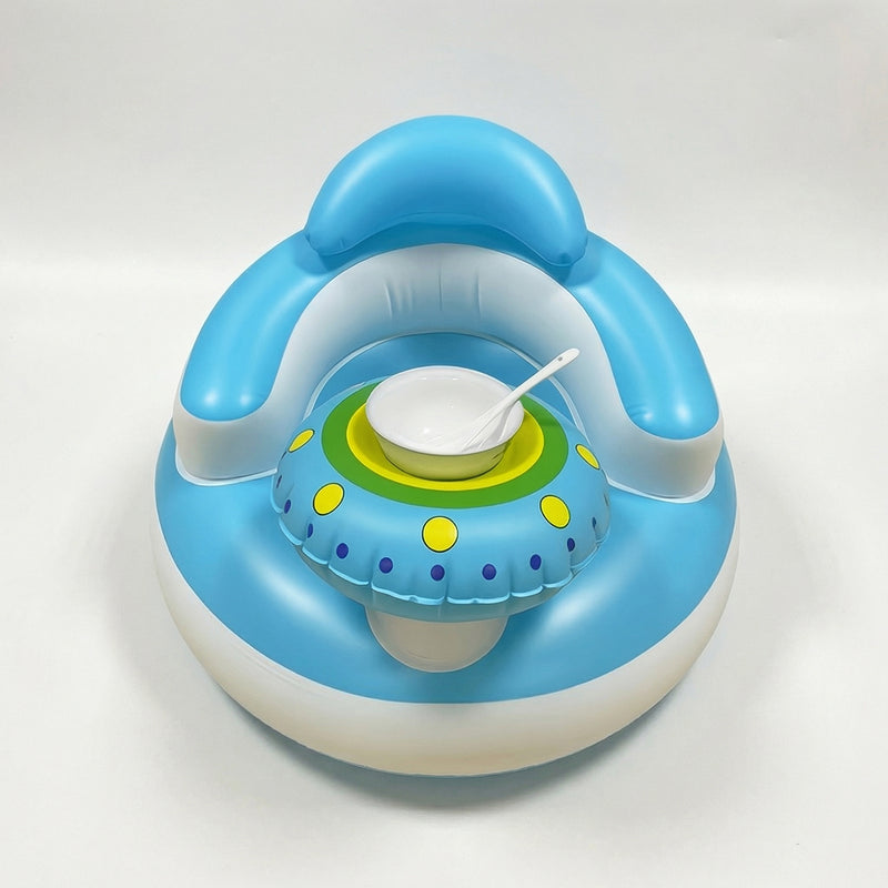Inflatable Baby Seat with Built-In Air Pump Portable Support Chair for Learning to Sit Trending Accessories