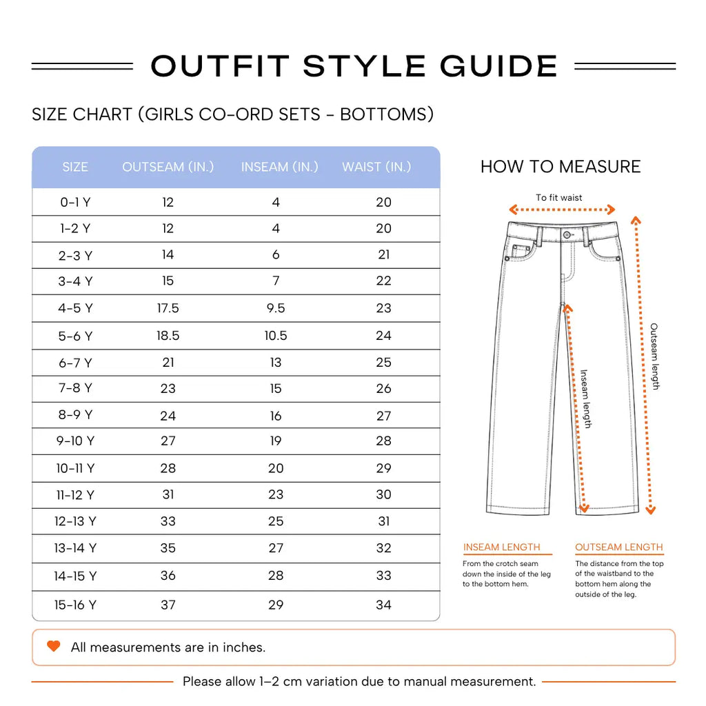 Size chart 4