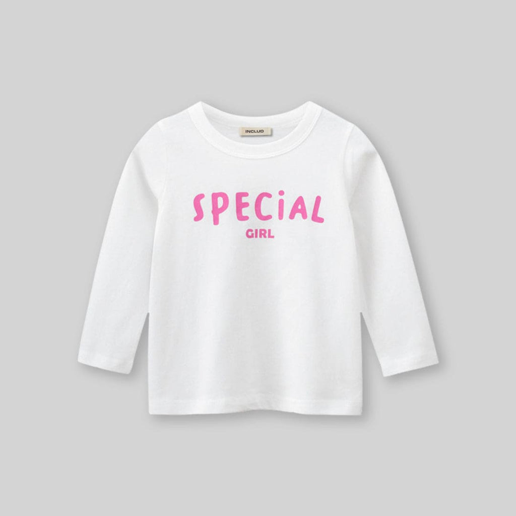Girls Printed Long Sleeves T-shirt Tshirts   