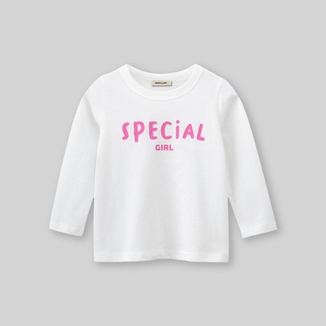 Girls Printed Long Sleeves T-shirt Tshirts   