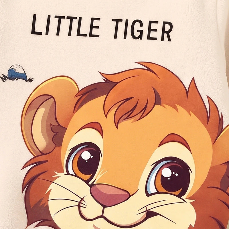 Boys Apricot Tiger Printed Sweatshirt & Joggers Co-ord Sets Sets