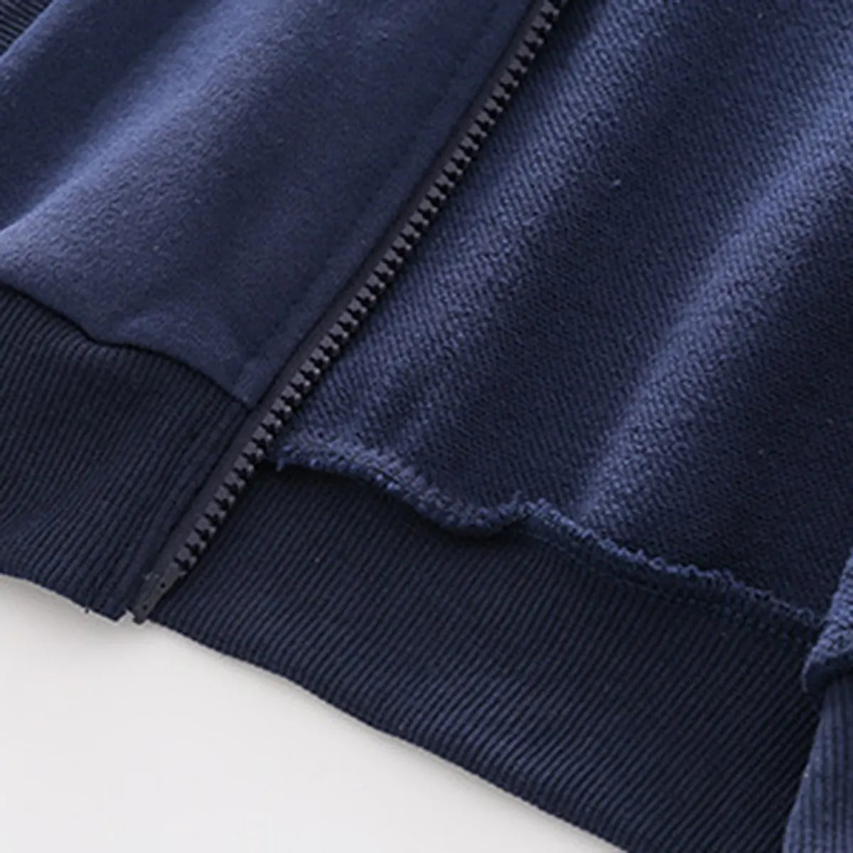 Boys Navy Blue Sleeveless Zip-up Vest Coats & Jackets