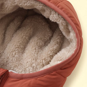 Boys Rust Hooded Zip-up Puffer Jacket Coats & Jackets